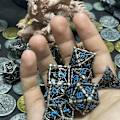 Pikkukuva 3 / 10: Metal Dice Set Peli Dice CC C