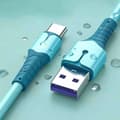 Miniatyrbillede 9 af 10: Hurtig Opladerkabel BLÅ 2M TYPE-C TYPE-C Blue 2MType-C-Type-C