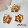 Miniatyrbilde 3 av 10: 20 Stk/sett Juleserien Resin Figur Håndverk HUS HUS House
