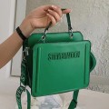 Miniatyrbild 6 av 10: Kvinnor Tygväska Crossbody Handväska GRÖN Green
