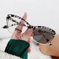 Miniatyrbilde 1 av 10: Anti-Blue Light Briller Firkantede Briller LEOPARD PRINT LEOPARD Leopard print