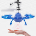 Miniatyrbild 9 av 10: Infraröd sensor Flygplan Induktionsleksak BLÅ FJÄRRKONTROLL blue Remote Control-Remote Control