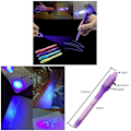 Miniatyrbillede 3 af 8: 7 stk. UV-lys pen usynlig magisk blyant hemmelig pen multicolor
