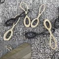 Miniatyrbilde 6 av 7: 5stk Sort Glidelås Pull Puller End KHAKI Khaki