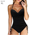 Miniatyrbillede 1 af 10: Badedragt Todelt badedragt SORT XL black XL