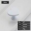 Miniatyrbillede 7 af 10: 2 Stk Love Garderobe Dørgreb Skuffegreb SORT Black