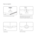 Miniatyrbillede 4 af 8: 4stk Retrofit Downlight Dæmpbar LED Indbygningsbelysning Led
