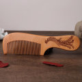 Miniatyrbilde 7 av 10: 2 stk Peach Wood Comb Fine Tooth Comb 5 5 5