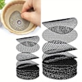 Miniatyrbilde 7 av 9: 50 Stk Blomsterpotte Hull Mesh Pad Hull Skjermmatte GRÅ-8CM GRÅ-8CM Grey-8cm