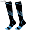 Miniatyrbillede 1 af 10: Kompressionsstrømper Elastiske strømper BLÅ L/XL L/XL blue L/XL-L/XL