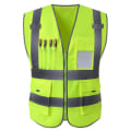 Miniatyrbillede 1 af 8: Reflekterende Stripes-vest sikkerhedsjakke 1 1 1
