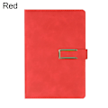 Miniatyrbillede 1 af 10: A5 Notebook Ledger Book RØD Red