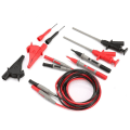 Miniatyrbilde 1 av 9: 10 STK Multimeter testledninger Måler Nåltestprobeadapter