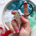 Miniatyrbilde 6 av 6: Broderi Floss Organize Akryl Viklebrett HVIT White