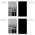 Miniatyrbilde 3 av 10: 10 STK Auto Stickers Blackout Stickers A(FULL SHADING) A(FULL A(full shading)