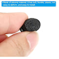 Miniatyrbilde 3 av 5: 12 STK Lommelyktbryterhette Beskytt trykknappen Svart 12pcs