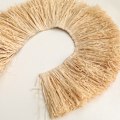 Miniatyrbild 5 av 10: Lafite Grass Garland Straw Tofsar WIDTH-8CMB B Width-8cmB