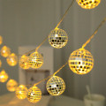 Miniatyrbilde 4 av 10: Disco Ball Speil Lampe Scene Refleksjon Lampe VARM FARGE 3M warm color 3M 20LED-3M 20LED