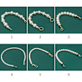 Miniatyrbillede 2 af 10: Pearl Extension Strap Tasker Håndtaskehåndtag 4 4 4