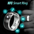 Miniatyrbillede 7 af 9: NFC Smart Ring Finger Digital Ring SORT 8 8 BLACK 8-8