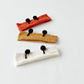 Miniatyrbillede 5 af 10: 2 STK Newborn Pandebånd Bee Hårbånd RØD red