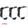 Miniatyrbillede 1 af 10: LED videolys 6500K Fyldningslampe 3 STK 3 STK 3pcs