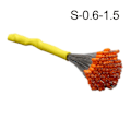 Pikkukuva 1 / 9: 200 kpl Fishing Bobber Stopper -kumipapu S-0,6-1,5 S-0,6-1,5 S-0.6-1.5