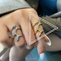 Miniatyrbillede 4 af 9: 5stk Justerbare Ringe Hule Grene GULD gold