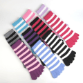 Pikkukuva 1 / 10: 3/6 paria Stripe Full Toe sukat 6 PAIRS-COLOR SATUNNAIS 6 PAIRS-COLOR 6Pairs-Color Random