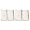 Miniatyrbillede 10 af 10: 1/2 stk Elektronisk projektæske Vandtæt dæksel Projekt HVID White 1pc-1pc