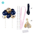 Pikkukuva 1 / 10: Balloon Cake Topper Syntymäpäivälapset 3 3 3