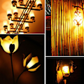 Miniatyrbild 7 av 10: Led Flame Lamp Crystal Light Bulb Dimbar glödlampa