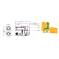 Pikkukuva 2 / 9: 1paria XT90S-liitin Liitin Adapterin liitäntäliitin 1Pairs