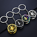 Pikkukuva 5 / 10: Wheel Tire Style Keychain Wheel Hub Key Ring MULTICOLOR Multicolor