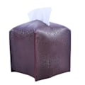 Miniatyrbillede 1 af 10: PU Læder Tissue Box VIN RØD wine red