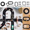 Miniatyrbilde 8 av 10: Trafikklekesett Fleksibel Puslespill Veibane 16STK 16STK 16PCS
