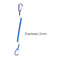 Miniatyrbillede 8 af 10: Fjeder Elastisk Tov Fiskesnore TRANSPARENT 2,0M 2,0M Transparent 2.0m-2.0m