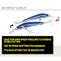 Miniatyrbild 5 av 10: sjunkande Minnow Baits Fish Hooks C C C