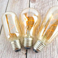 Miniatyrbilde 3 av 10: Vintage Retro Bulb Filament A60-E27 A60-E27 A60-E27