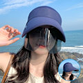 Miniatyrbilde 1 av 10: Anti-UV Strandhatt Solhatter MARINE BLÅ Navy Blue