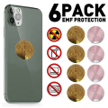 Pikkukuva 10 / 10: 1/2/4/6 kpl säteilyä kestävä tarra Energy Phone Patch Silver 6 Pcs-6 Pcs