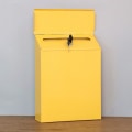 Miniatyrbillede 6 af 10: Postkasse Brev Opbevaringskasse GUL Yellow