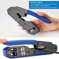 Miniatyrbilde 9 av 10: Krympetang Wire Stripper Nettverkskabel