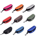 Miniatyrbilde 5 av 8: 2 stk Glidelås Solbriller Hard Case Eye Briller Solbriller Protector BLACK