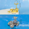 Miniatyrbillede 2 af 10: Frog Display Holder Krystalkugle Base C C C