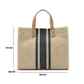 Miniatyrbillede 2 af 10: Tote Stripe Bag Crossbody Taske GRØN LYNLYS LYNSLÅS green zipper-zipper