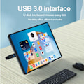 Miniatyrbilde 2 av 10: Usb Hub Type-C Splitter TYPE-C HUB GRÅ TYPE-C HUB GRÅ Type-C HUB Grey