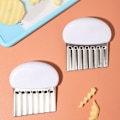 Miniatyrbillede 4 af 6: Ripple Slicing Tool Kartoffelskærer Grøntsagsskæring