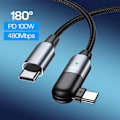 Miniatyrbillede 9 af 10: USB C til Type-C kabel PD 100W 1,2M 1.2m