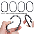 Miniatyrbillede 4 af 10: 2/4stk Fjederspænder U-formet Ring 2STK 2STK 2pcs